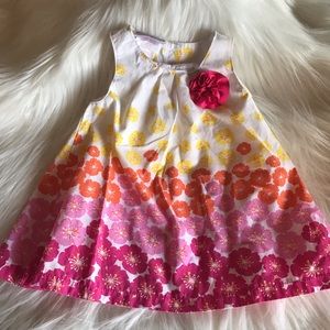 Younghearts 3m 6m baby floral Easter party dress